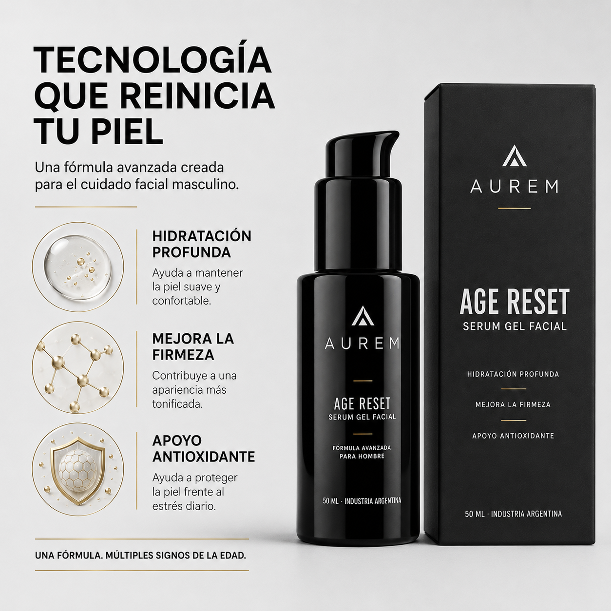 AUREM AGE RESET: Cuidado avanzado diseñado para hombres