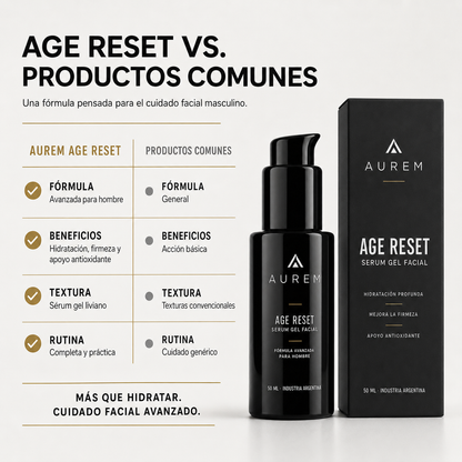 AUREM AGE RESET: Cuidado avanzado diseñado para hombres