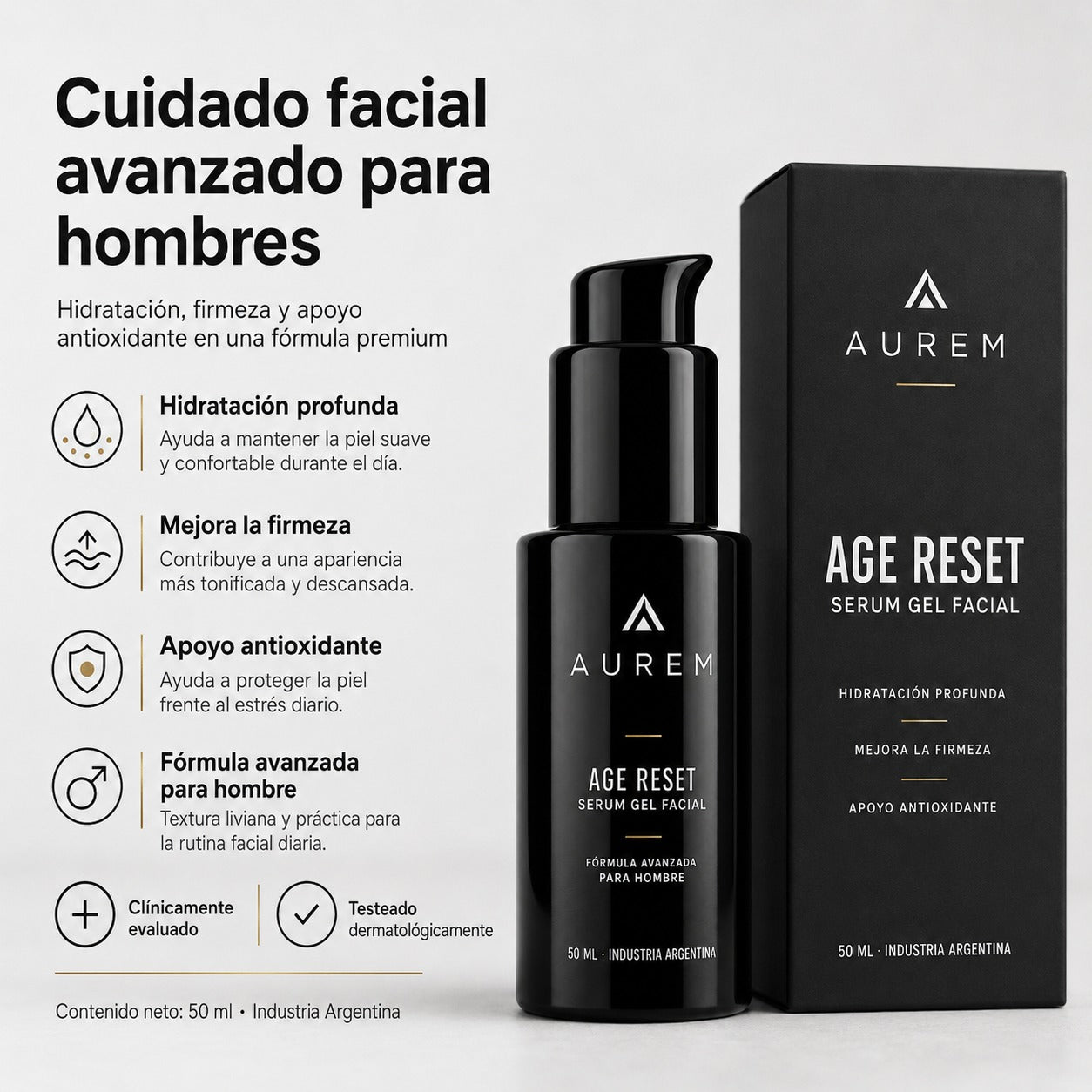 AUREM AGE RESET: Cuidado avanzado diseñado para hombres